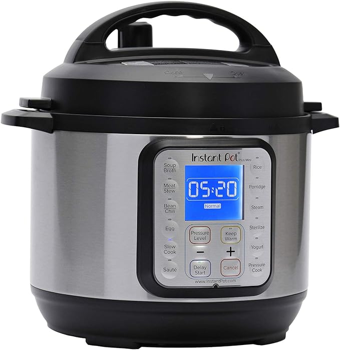 Instant Pot Duo Plus 9-in-1 Electric Pressure Cooker, Slow Cooker, Rice Cooker, Steamer, Sauté, Yogurt Maker, Warmer &amp; Sterilizer, Includes App With Over 800 Recipes, Stainless Steel, 3 Quart